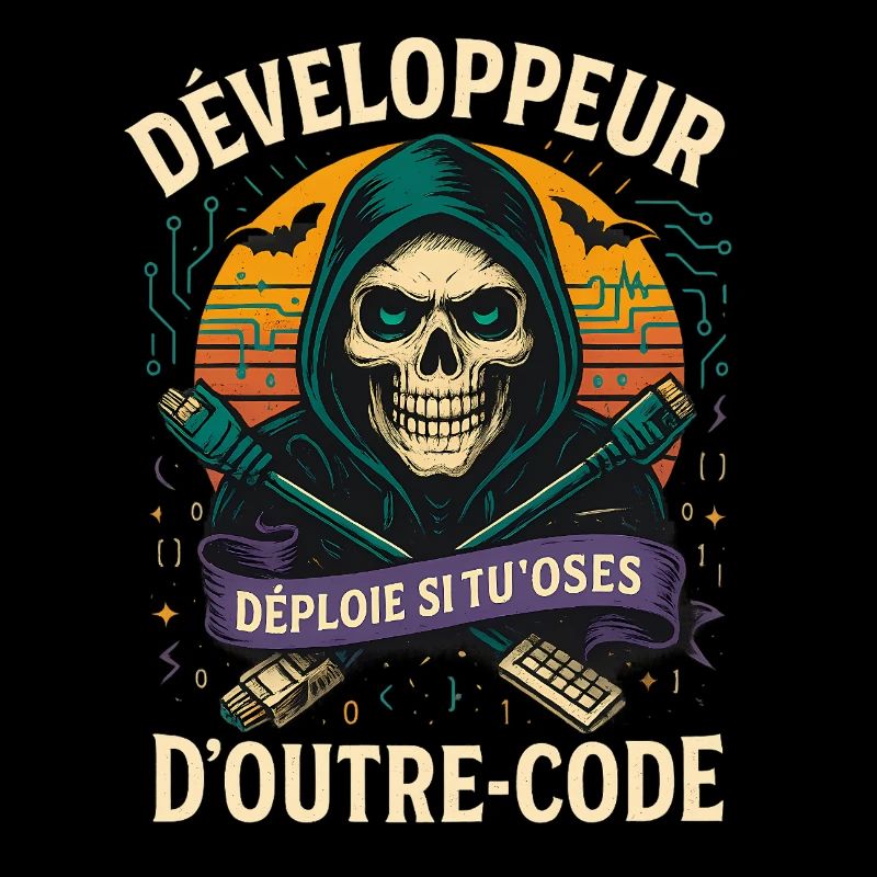 Web Developer - Halloween Skull