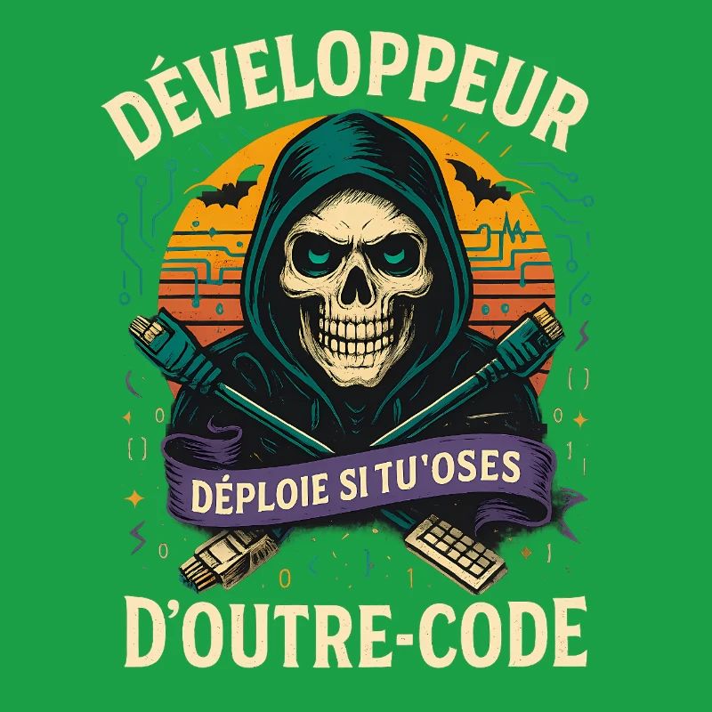 Web Developer - Halloween Skull