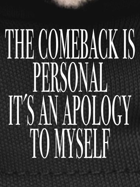 Saying shirt comeback motivation