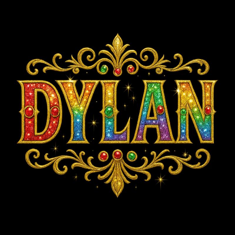 DYLAN Glitter Gold Sequins