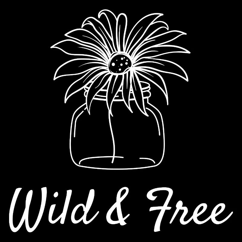 Wild & Free Floral Illustration