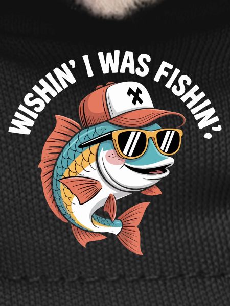 Fish with sunglasses and cap