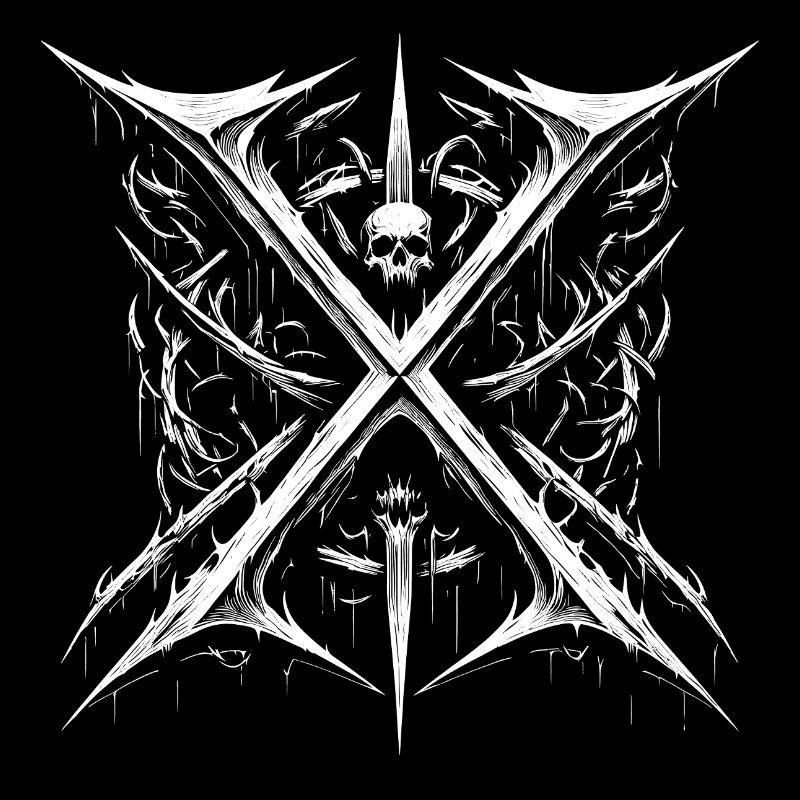 Heavy Metal - Dark Gothic War Flag