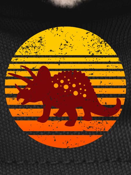 Dinosaur Sunset Motif