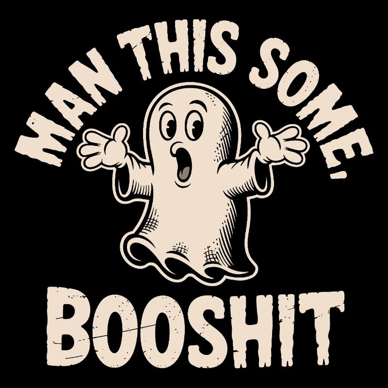 Funny Ghost Booshit Halloween