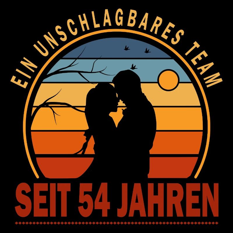 54 ans de relation Anniversaire de mariage