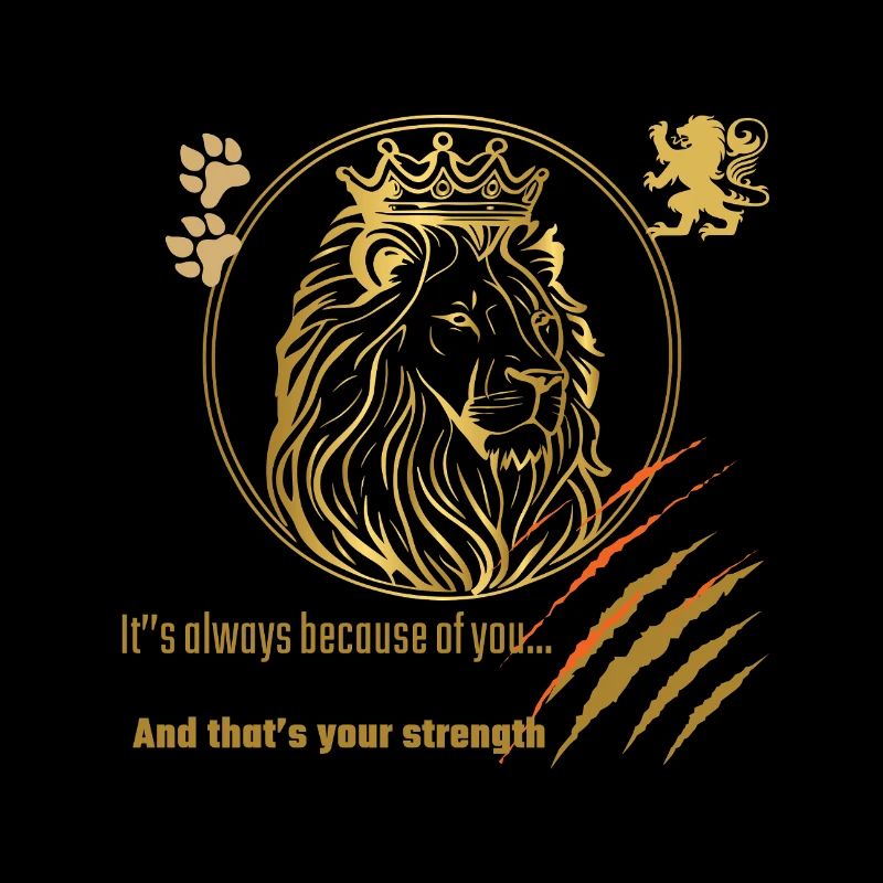 Lion Royalité et Force Impression