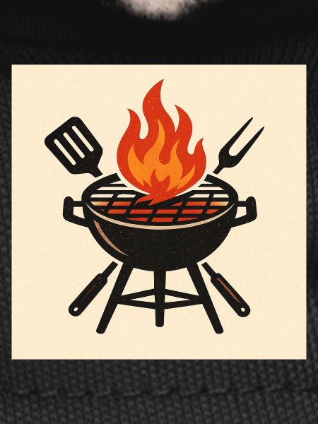 Fiery barbecue evening
