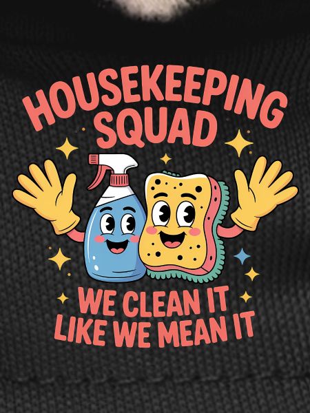 Funny Cleaning Design