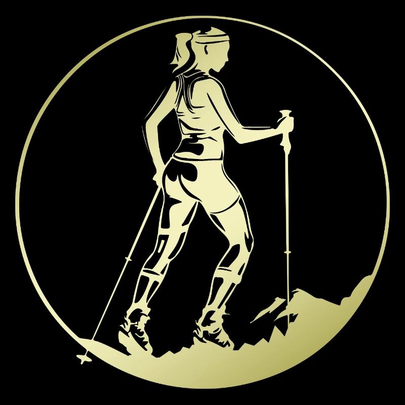 Nordic Walking Silhouette