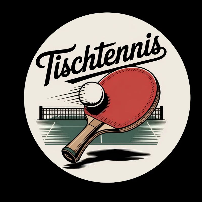 Table Tennis Retro Racket