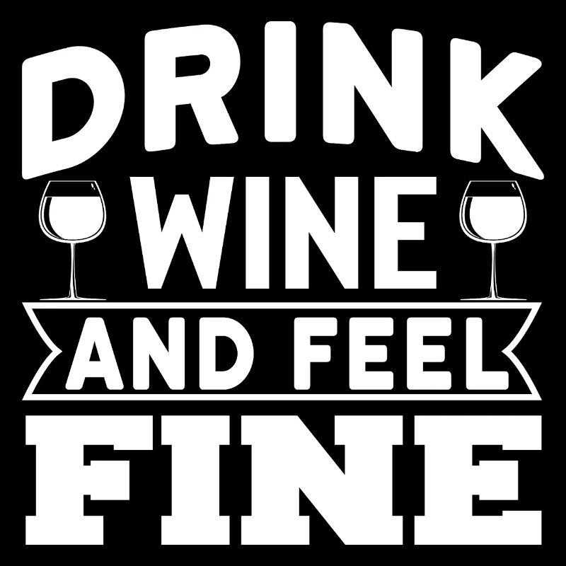 Buvez du vin et sentez-vous bien