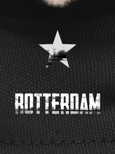 Rotterdam Star Distressed Print