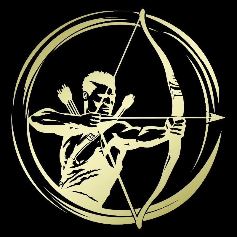 Bogenschießen Silhouette