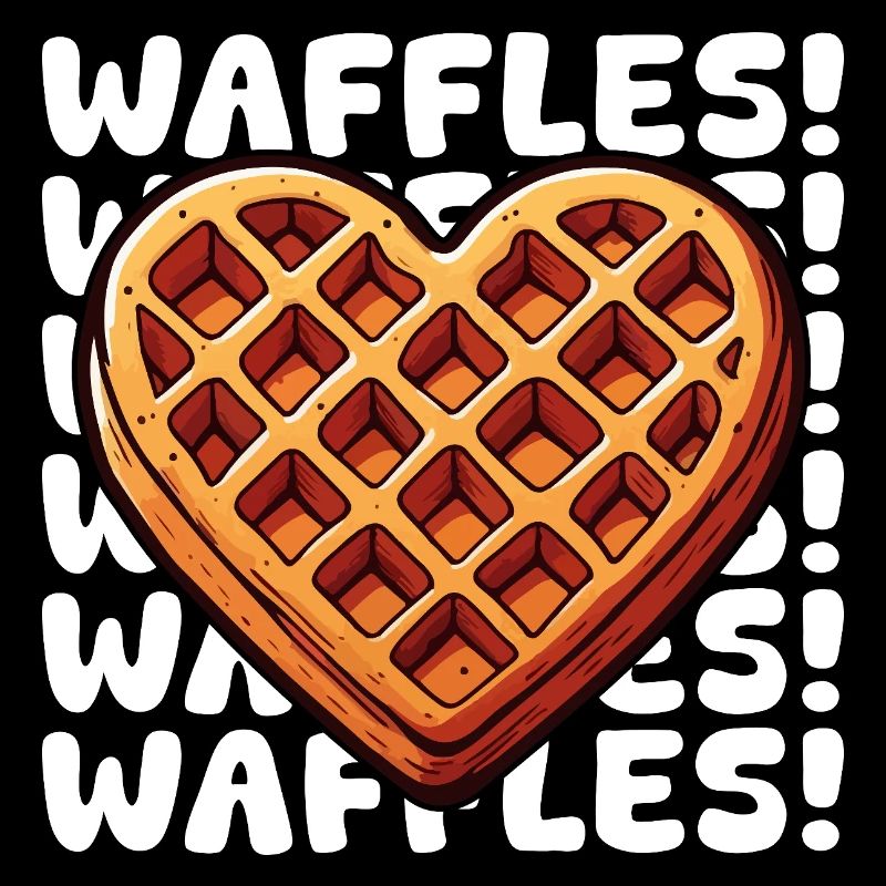 Coeur Gaufre Pop Art