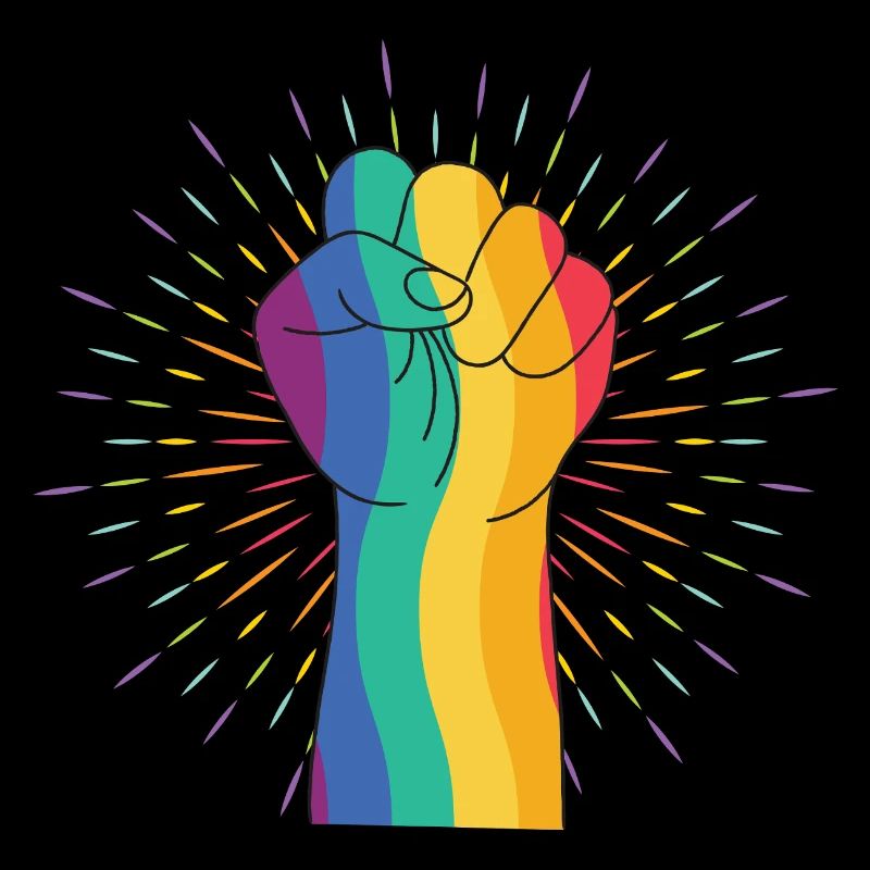 Regenbogenfist der Vielfalt