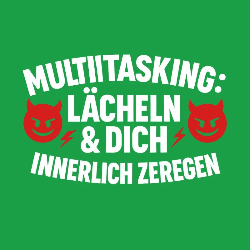 Multitasking Internally disassembling smiles