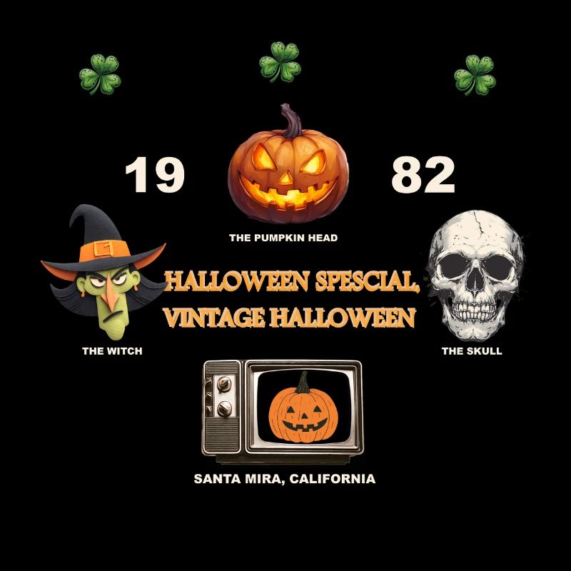 T-shirt vintage Halloween Mashup
