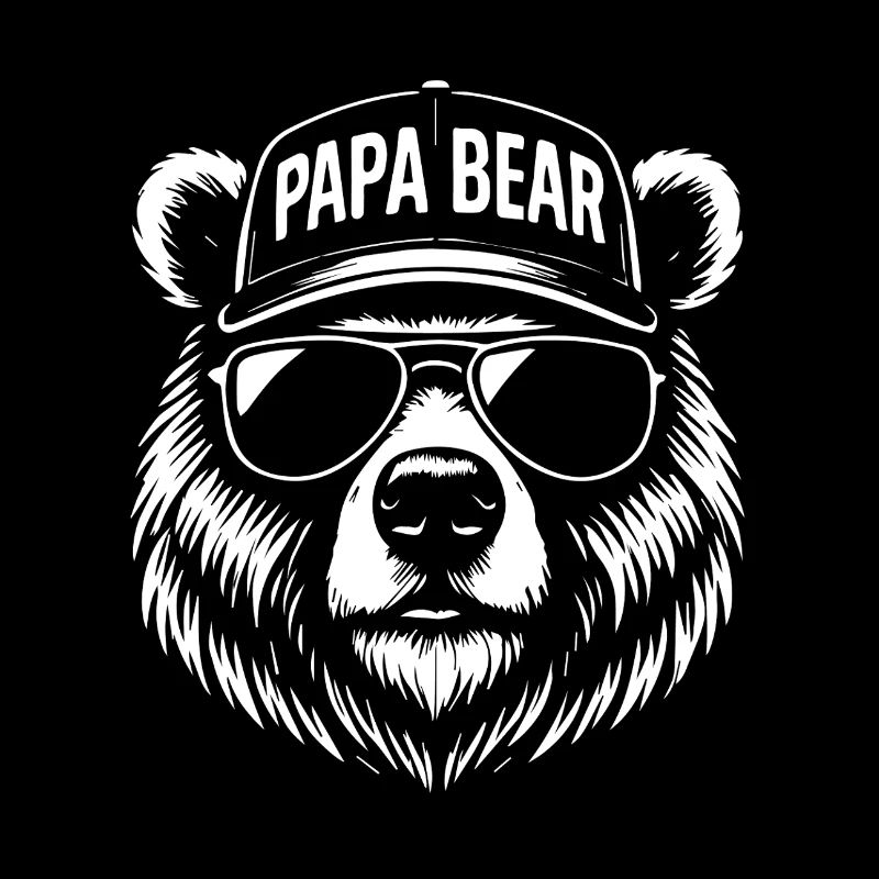 Papabear Sonnenbrillen Cap-Design