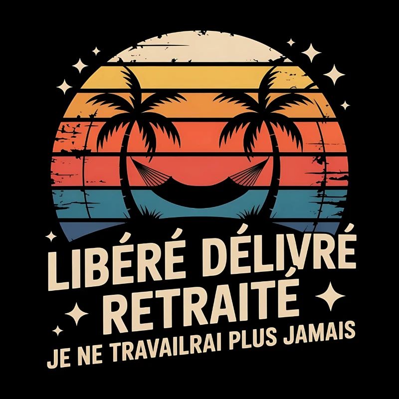Retraité Libre Palm Sunset