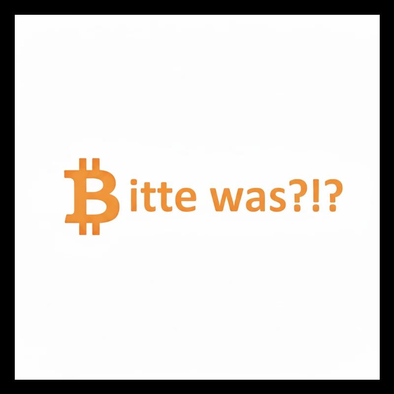 Bitte was?!? Bitcoin Orange