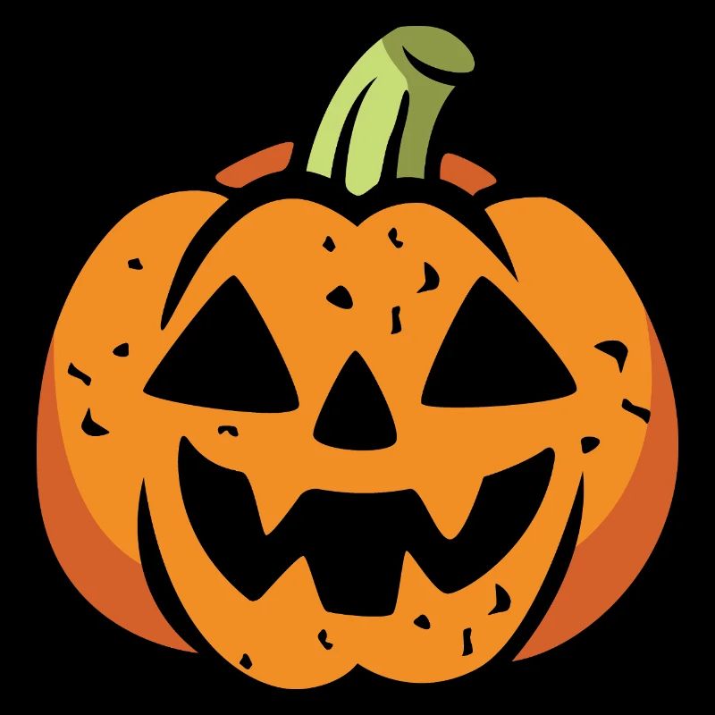 Drôle de visage de citrouille d’Halloween