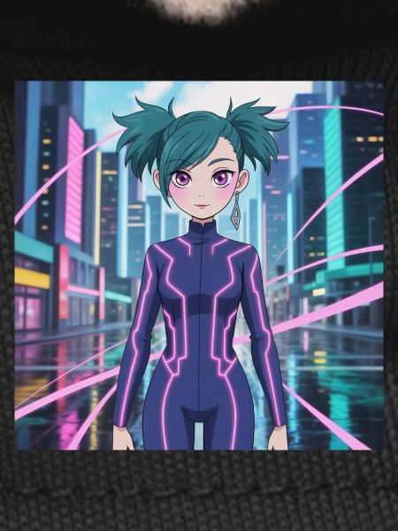 Neon Cybersuit Light Lines