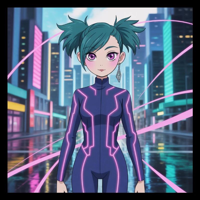 Lignes lumineuses Neon Cybersuit