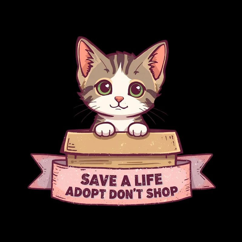 Chat mignon adopter le design Ne pas acheter