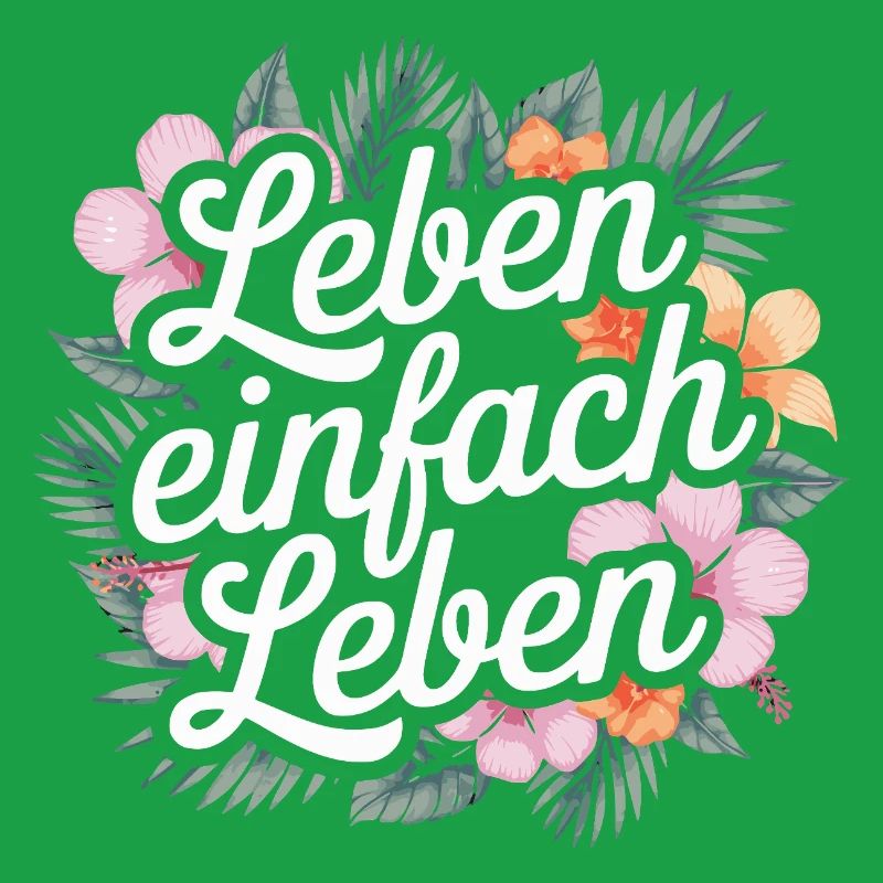 Vivre simplement - expressions positives