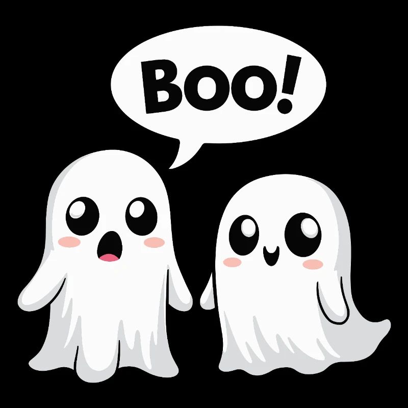 Halloween Cute Boo Ghosts