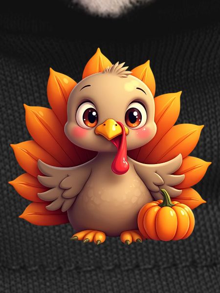 Bébé dinde de Thanksgiving