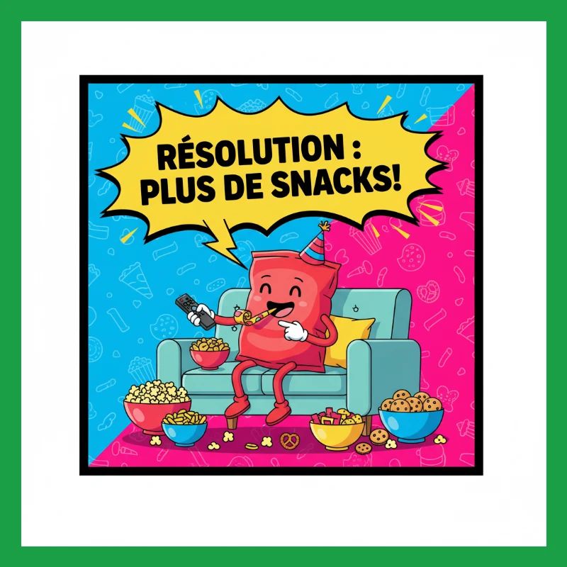 Fête de Snacks Dessin Popcorn