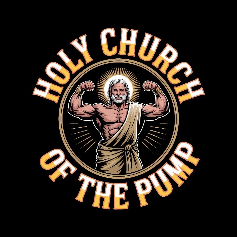 Sanctifiés soient tes gains - Funny Jesus Gym Meme