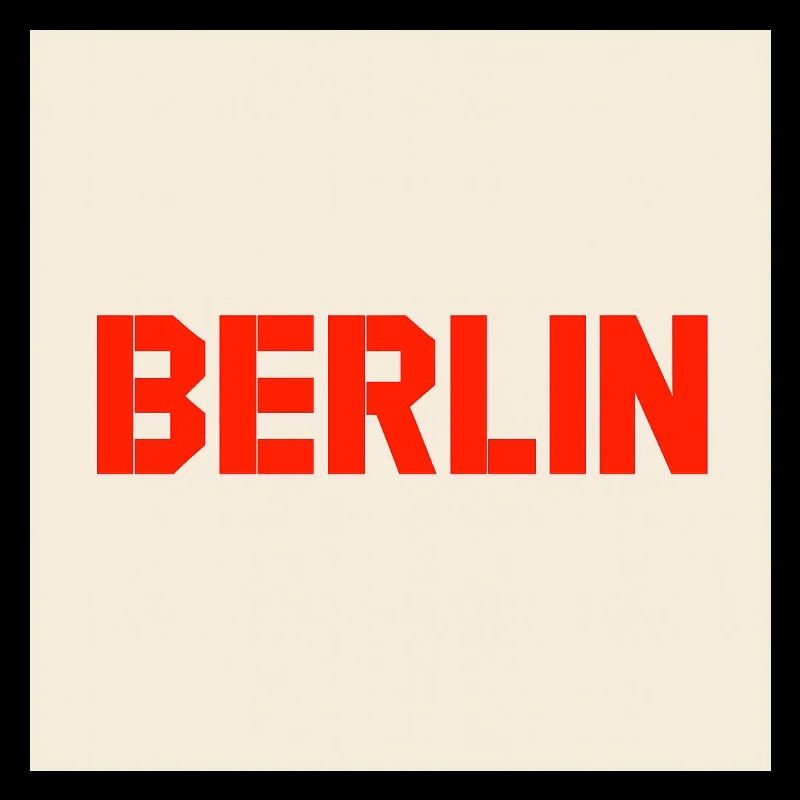 Berlin Fettdruck Blocktext