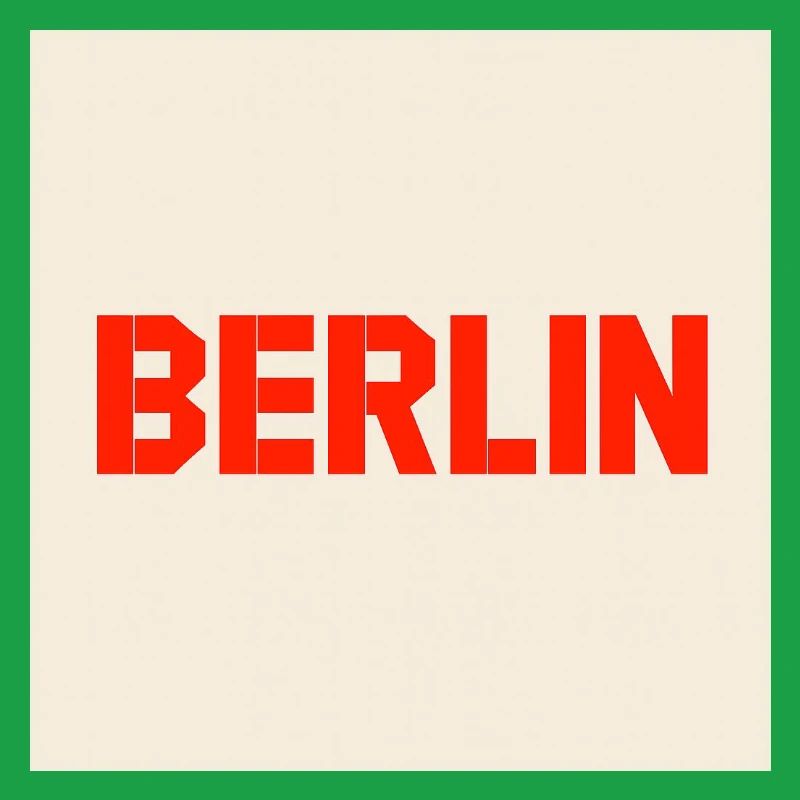 Berlin Bold Block Text