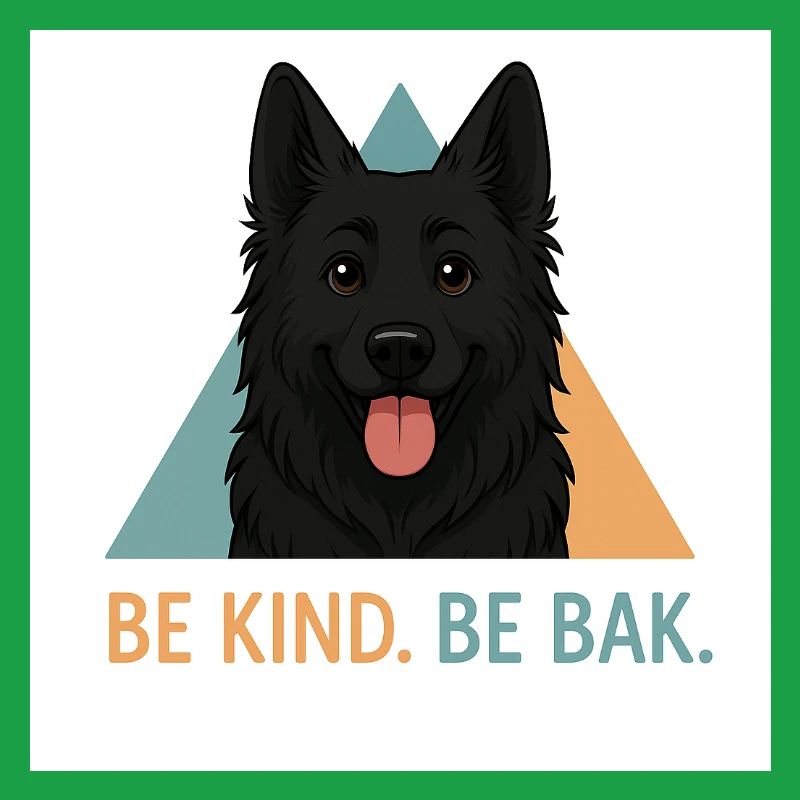 Be Kind Be Bak Hundedesign