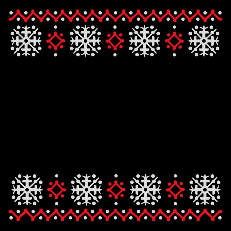 pull moche motif de Noël flocons de neige cool
