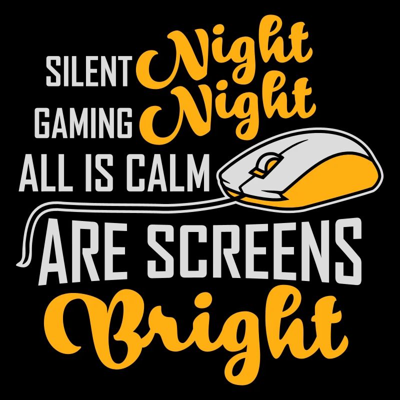 Silent Night Gaming Night All Calm Screens Bright