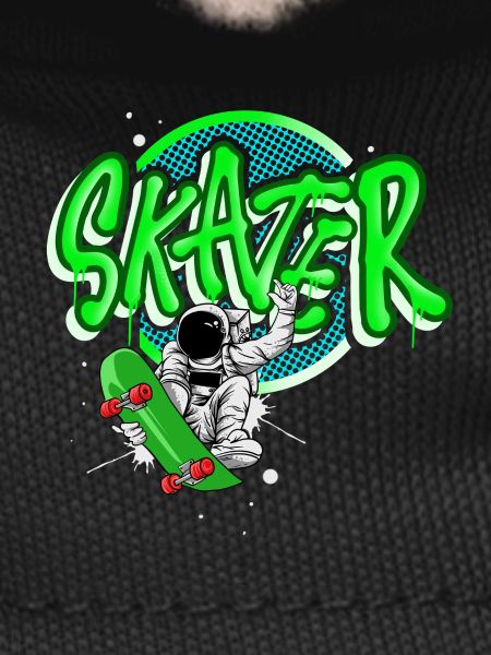 Skateboard Astronaut
