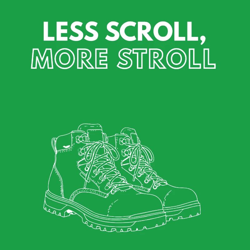 Less Scroll, More Stroll Hiking Boots