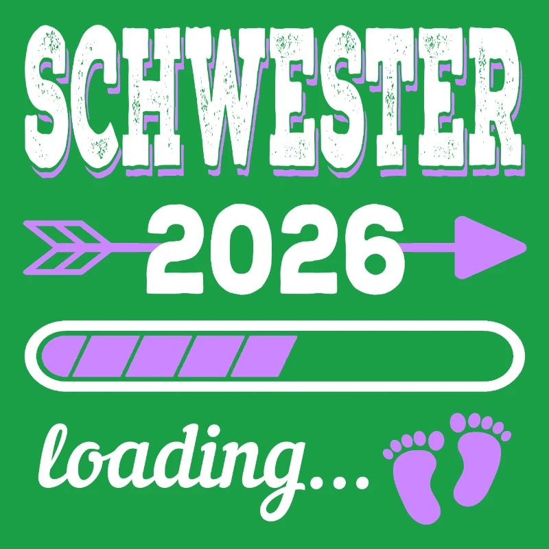 Sister 2026 Loading Birth Gift Idea