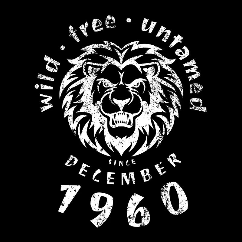 65. Geburtstag Wild, free & untamed since 12/1960