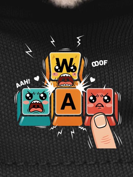 WASD Gamer Kawaii