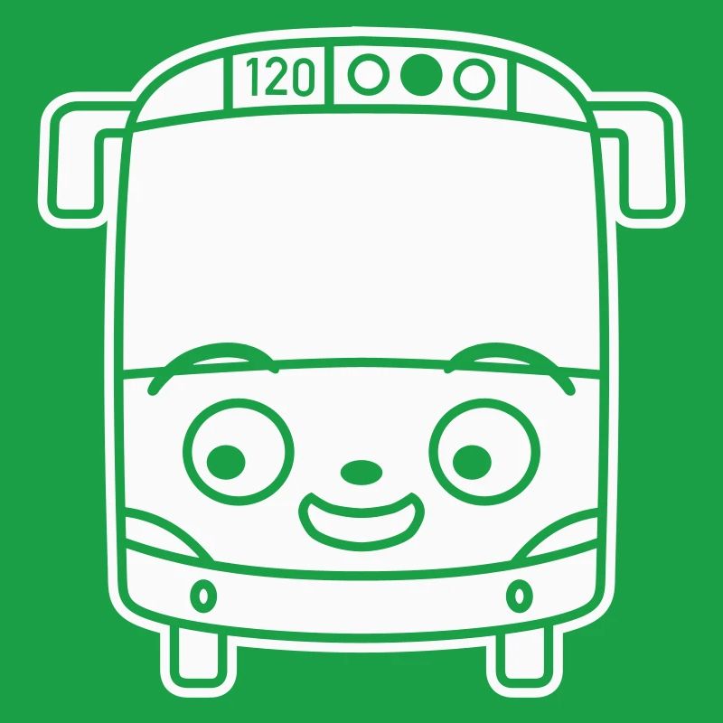 Kleiner Bus Cartoon – Comic Schulbus Reise Spaß