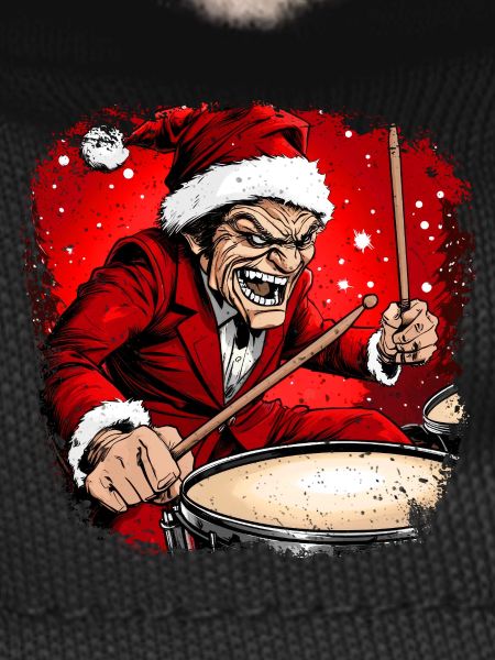 Drummer Santa Claus