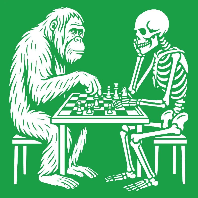 Primate vs Skeleton Chess Duel