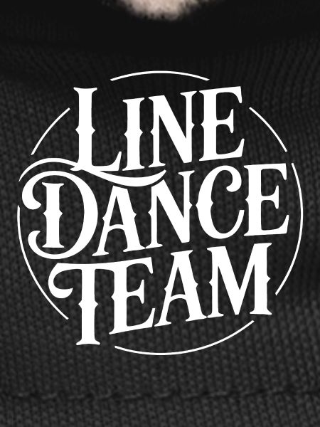Line Dance Team Logo Emblem