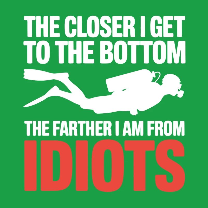 Plongée en bas : Plus proche plus loin des idiots