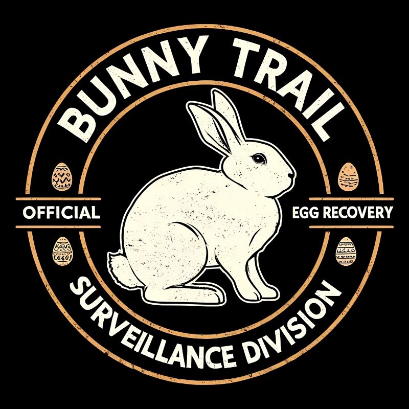 Rabbit Path Surveillance Department Funny Easter